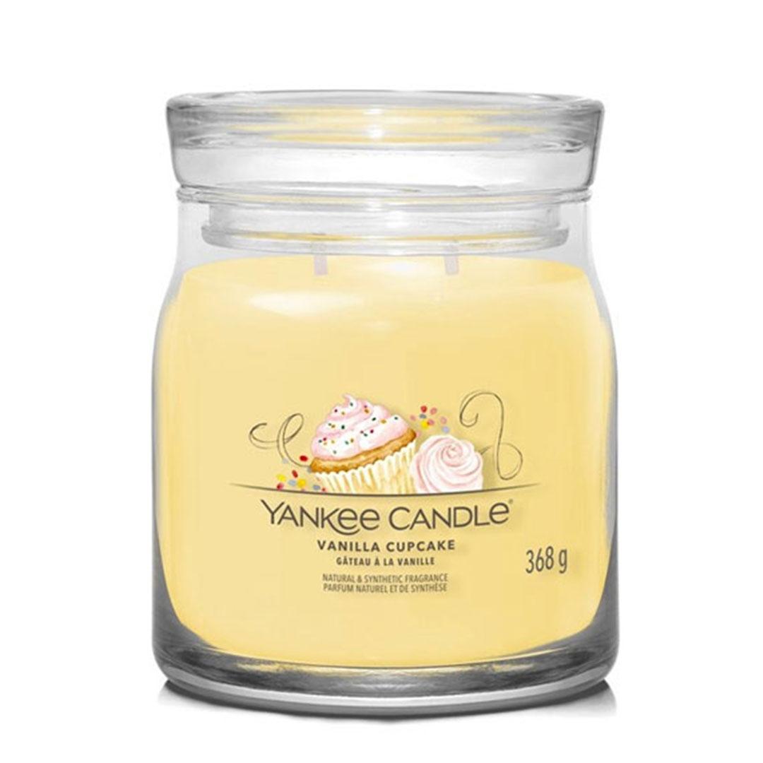 Yankee Candle Mirisna svijeća M Vanilla Cupcake, Žuta