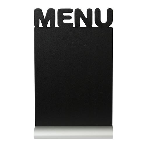Securit Tabla sa kreda markerom Menu 21x6x34cm, Crna