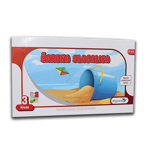 Vrabac Pan Edukativna igra Šarena slagalica