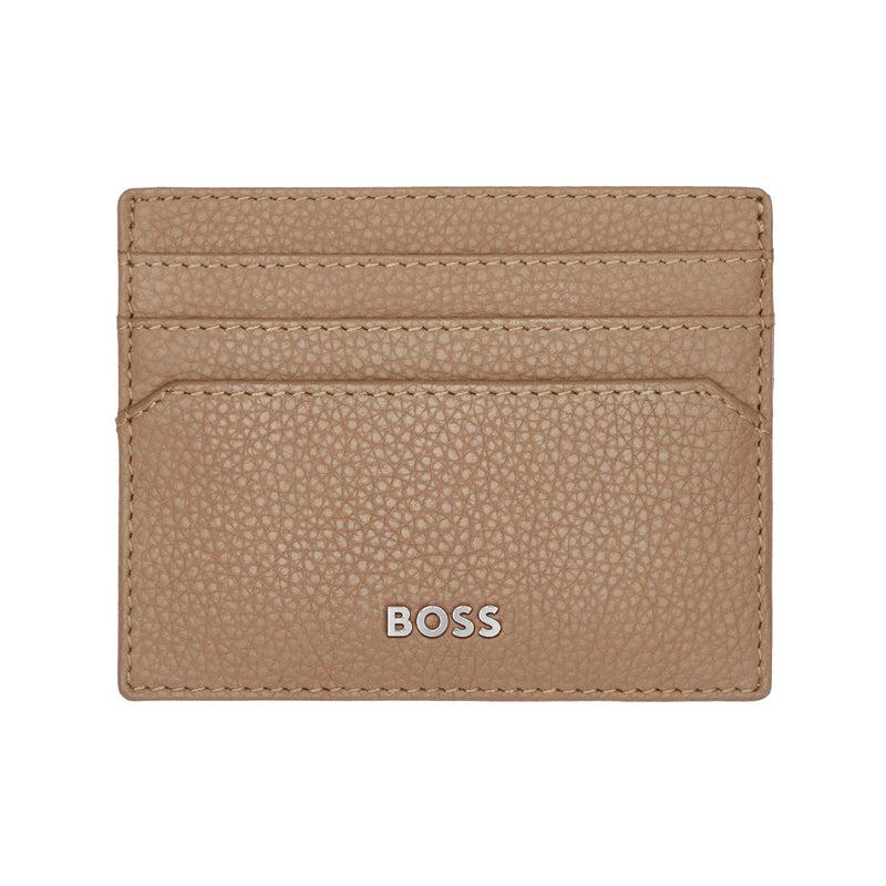 Hugo Boss Držač kartica Classic Grained HLC416X, Bež