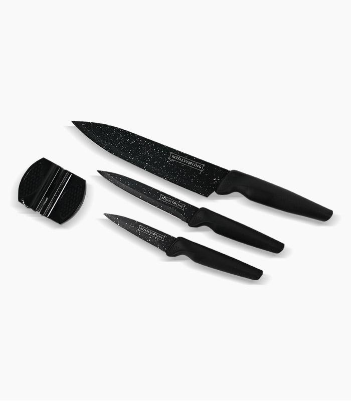 Royalty Line Set noževa sa oštračem, 3 komada
