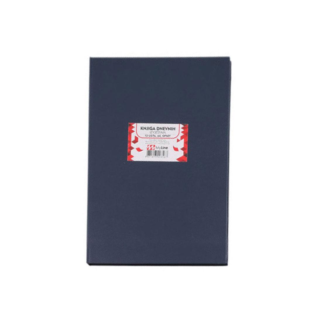 MyLine Knjiga dnevnih izvještaja A4, 12 listova