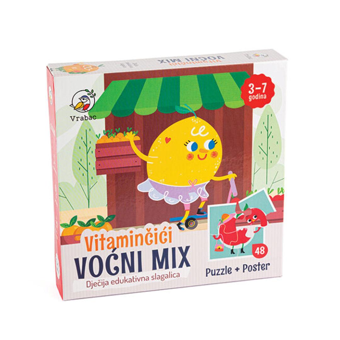 Vrabac Slagalica Astra Vitaminčići Voćni mix