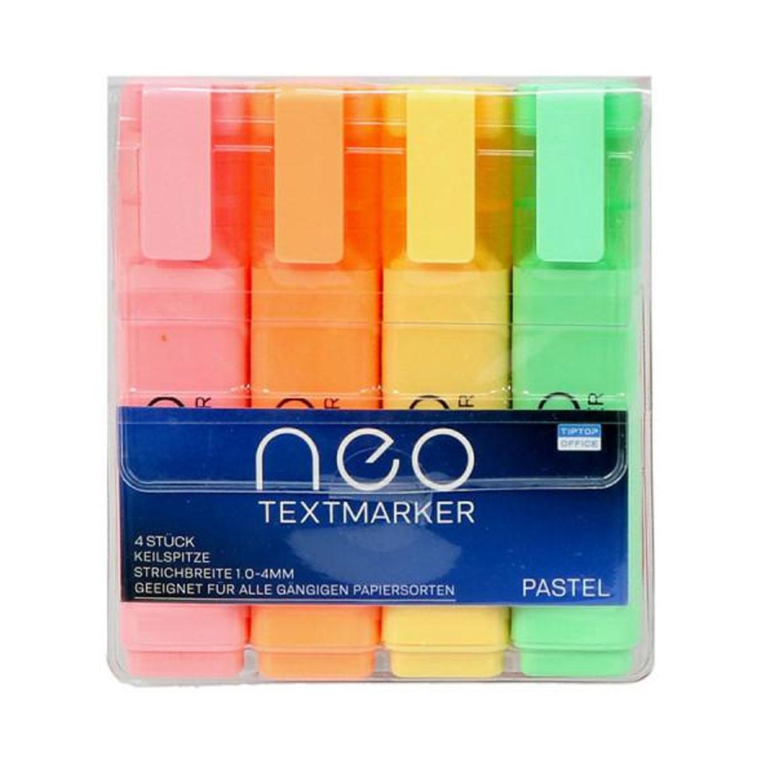 Tip Top Office Textmarkeri Kosi vrh 404205, 4 komada