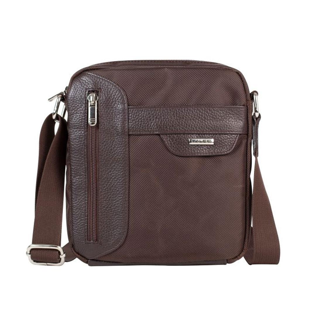 Falco Muška kožna torba 5574, Smeđa