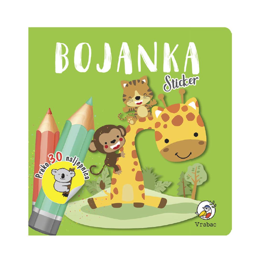 Vrabac Bojanka Koloriko sa stikerima Životinje