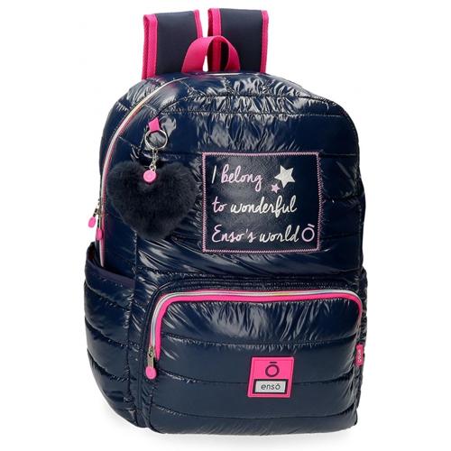 Enso Ruksak za djevojčice Make a Wish 42cm, Teget