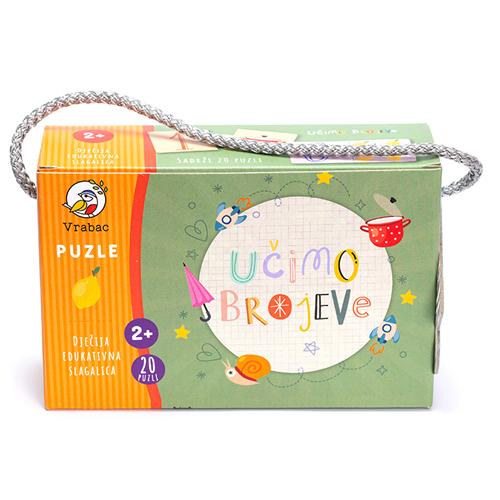 Vrabac Slagalica Toddler Učimo brojeve, 20 dijelova