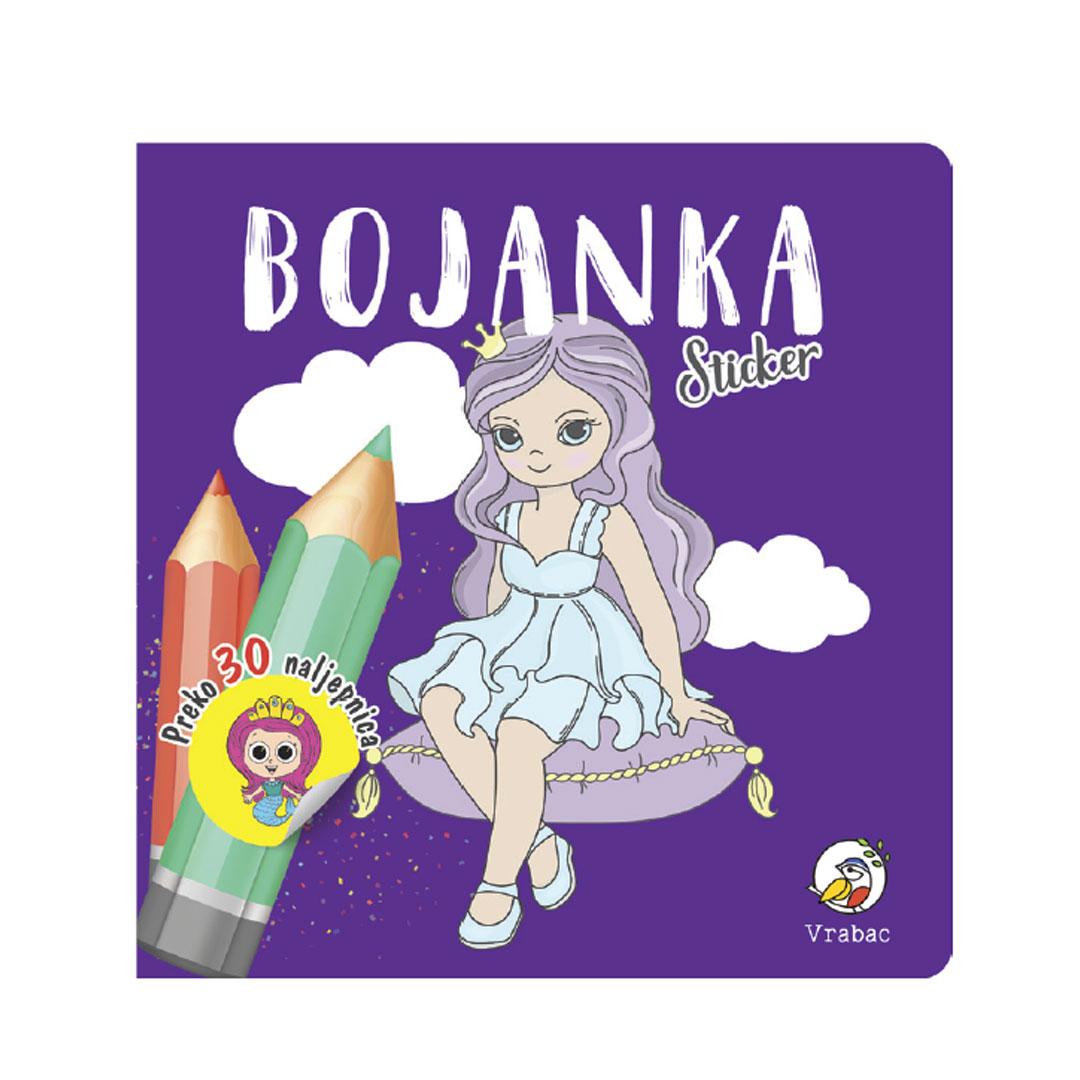 Vrabac Bojanka Koloriko sa stikerima Princeza