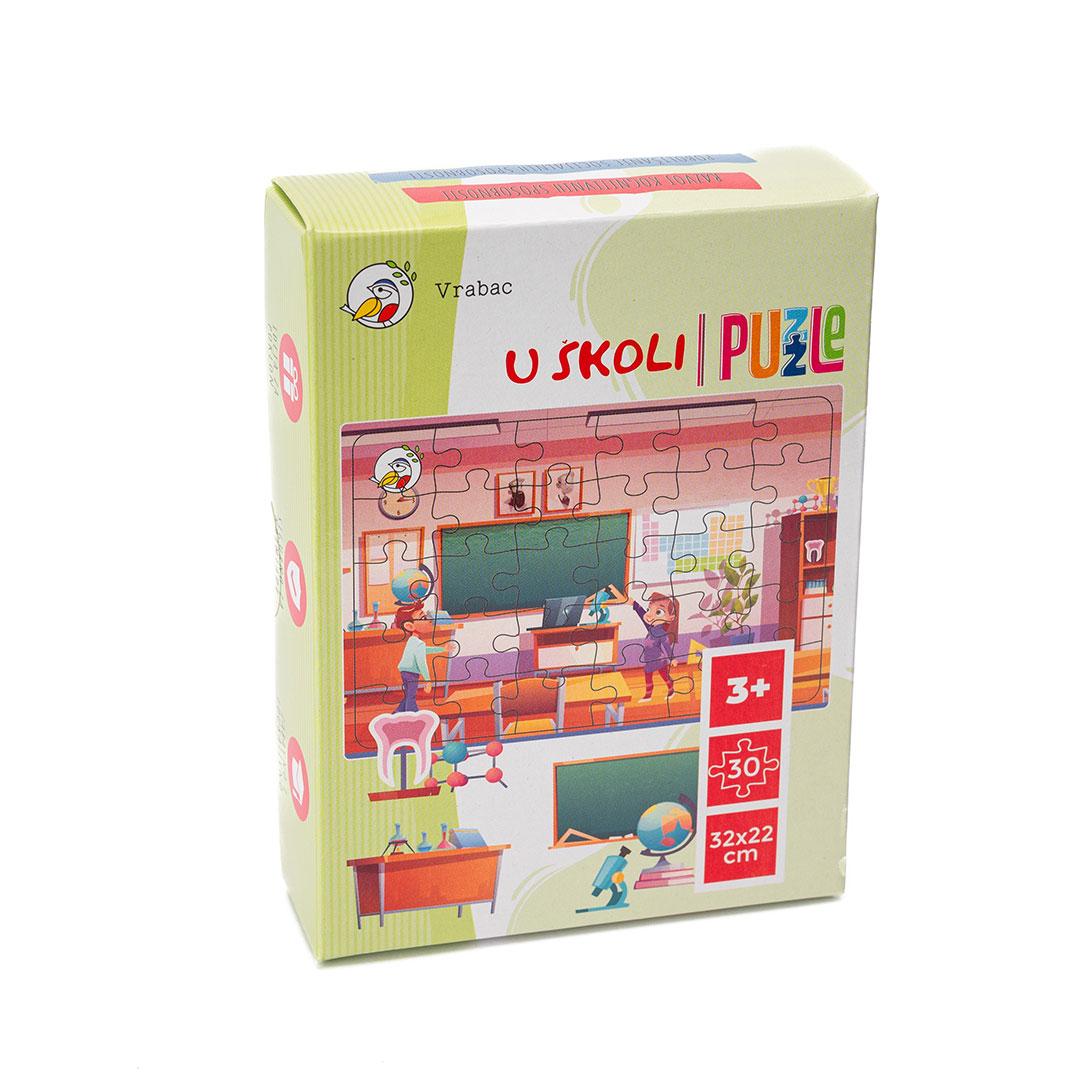 Vrabac Slagalica Chippy U školi, 30 dijelova