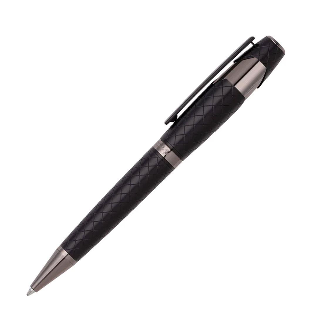 Hugo Boss Hemijska olovka Chevron HSS2524A, Crna