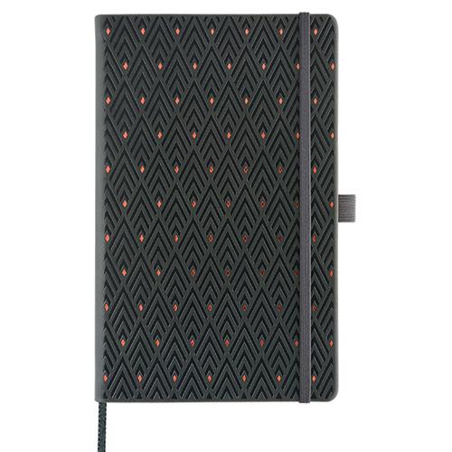 Castelli Notes A5 Dikto Diamond Copper, Crno-crveni