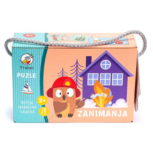 Vrabac Slagalica Toddler Zanimanja, 20 dijelova