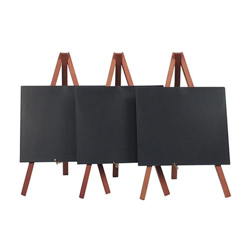 Securit Tabla Mini štafelaj, 3 komada, Crna