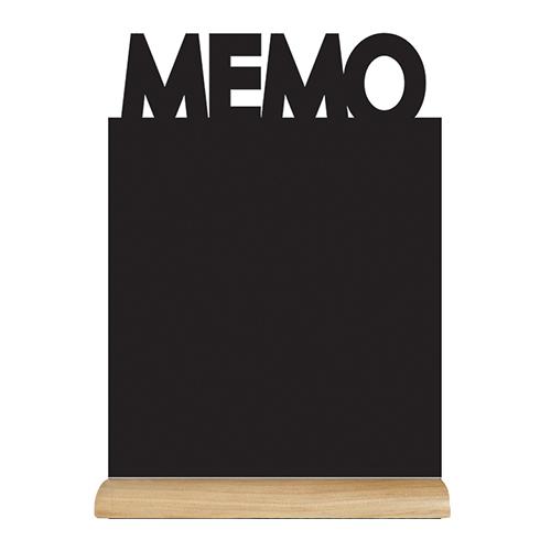 Securit Tabla sa kreda markerom Memo 21x6x35cm, Crna