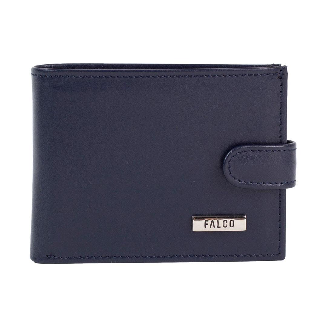 Falco Muški kožni novčanik 1006, Teget