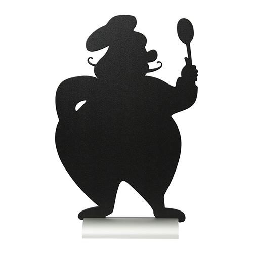 Securit Tabla sa kreda markerom Kuvar 22x6x35cm, Crna