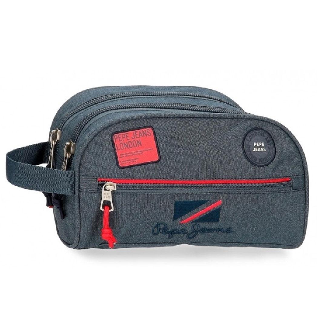 Pepe Jeans Neseser Kay 6674421, Tamnosivi