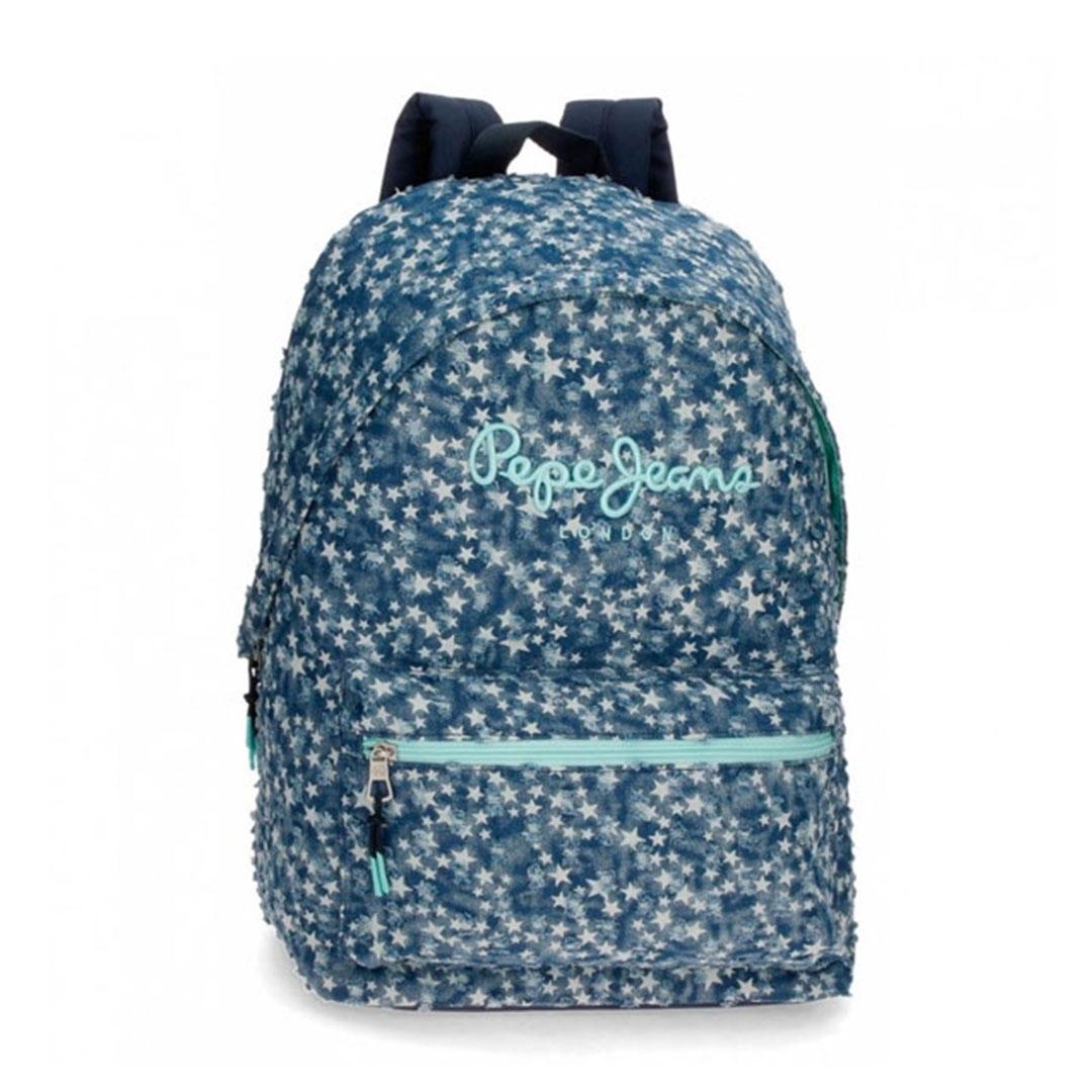 Pepe Jeans Ruksak Denim Star 65423D1, Plavi