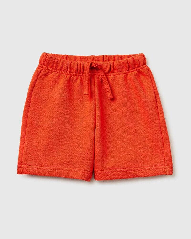 Benetton Kratke hlače za bebe 3J70G900PP-34Y-82, Narandžaste