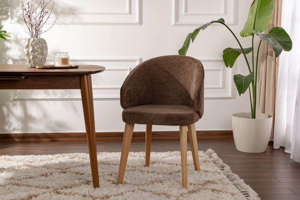 Hanah Home Set trpezarijskih stolica Bentley, 2 komada,  Kafa