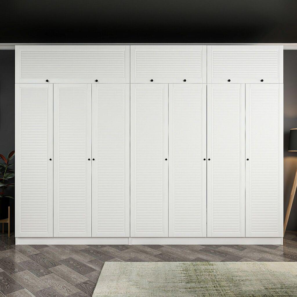 Hanah Home Ormar Minar Kale-8406, 315x235x52 cm, Bijela