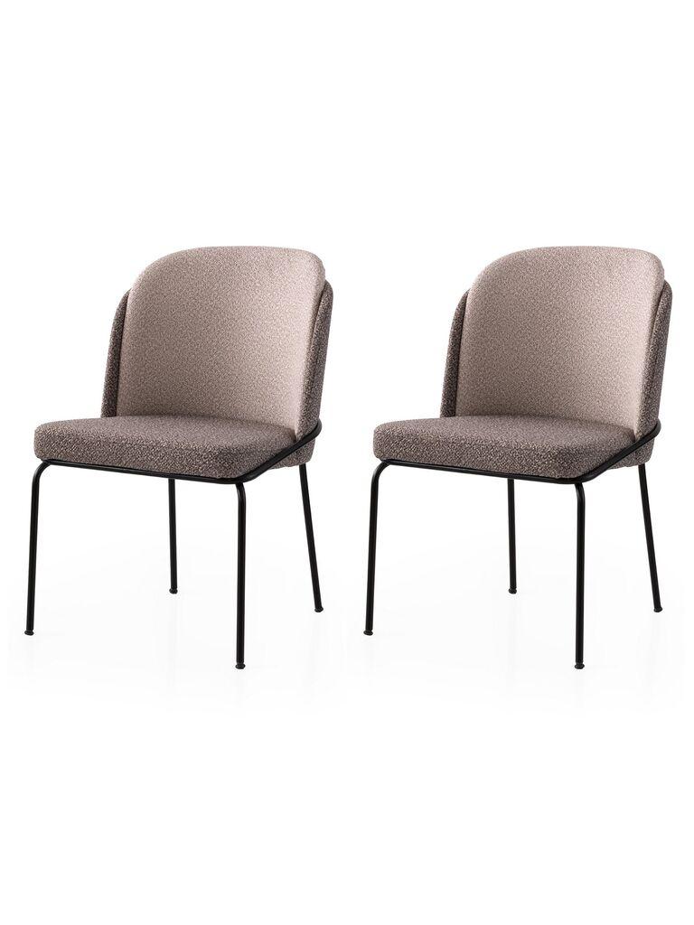 Hanah Home Set trpezarijskih stolica  Dore 180 V2, 2 komada,  Smeđe boje