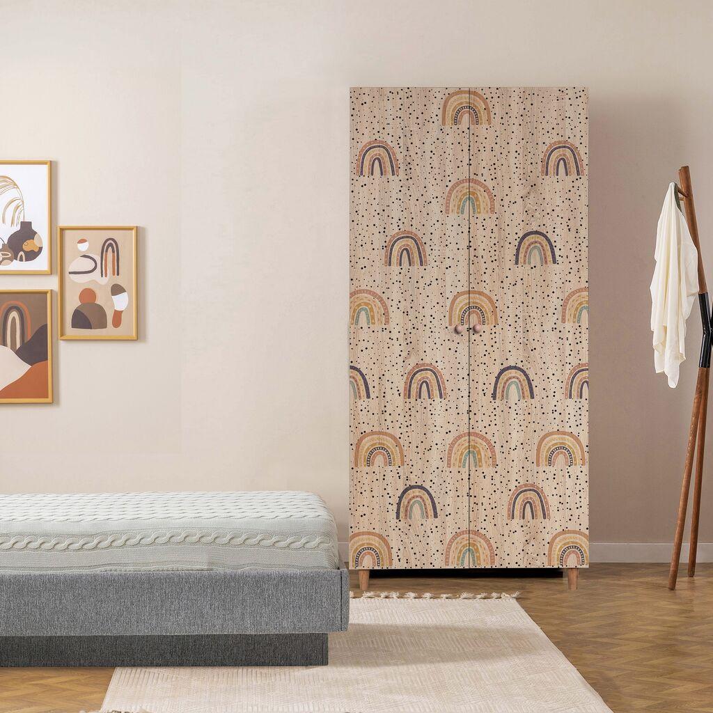 Hanah Kućni ormar Lidya 2-912, 90x192x52 cm, šareni