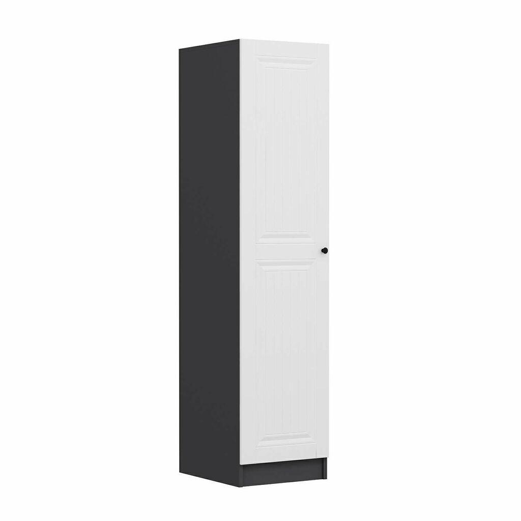 Hanah Home Ormar Minar Kale-8708, 45x190x52 cm, Crno-bijela