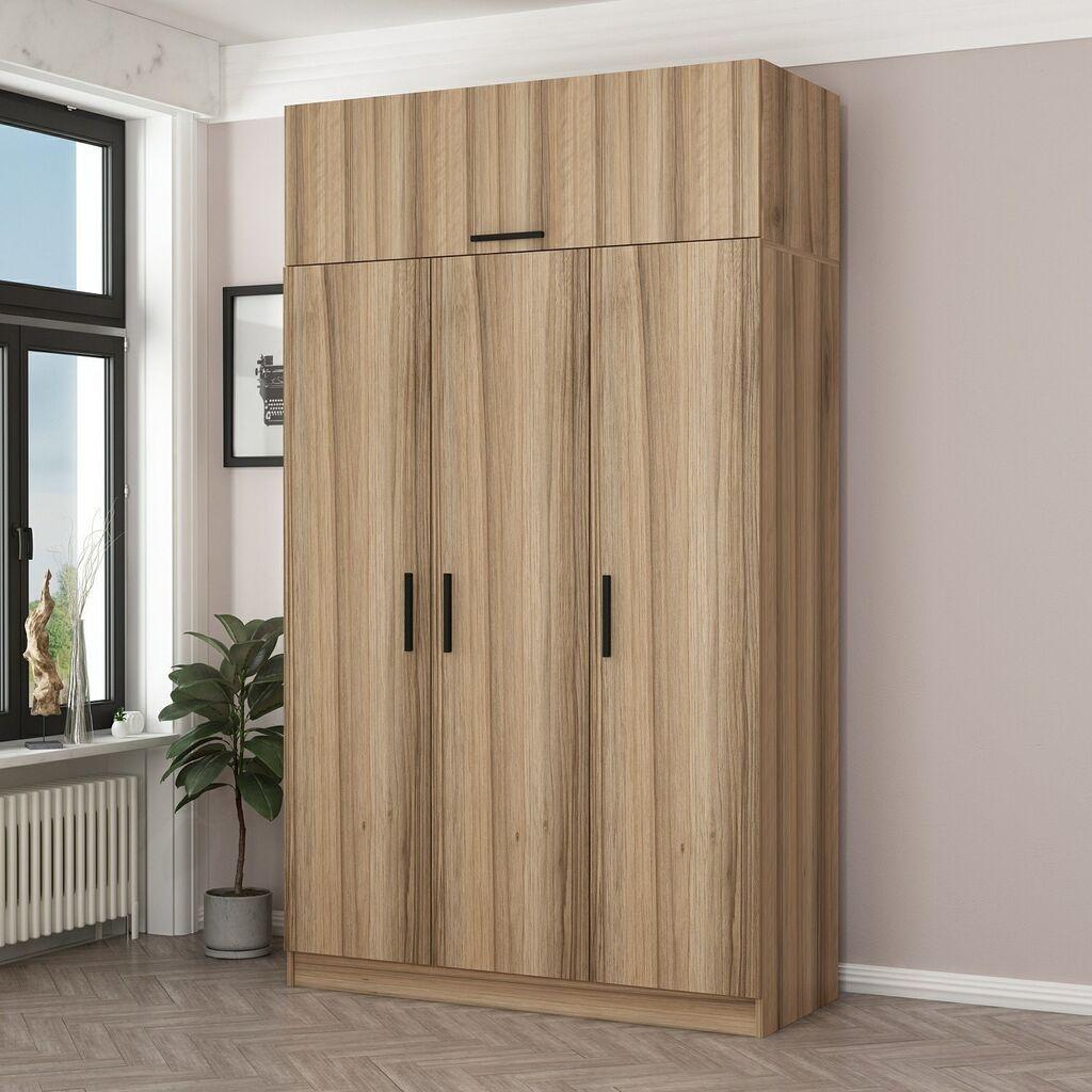 Hanah Home Ormar Minar 235, 135x235x52 cm, Smeđa