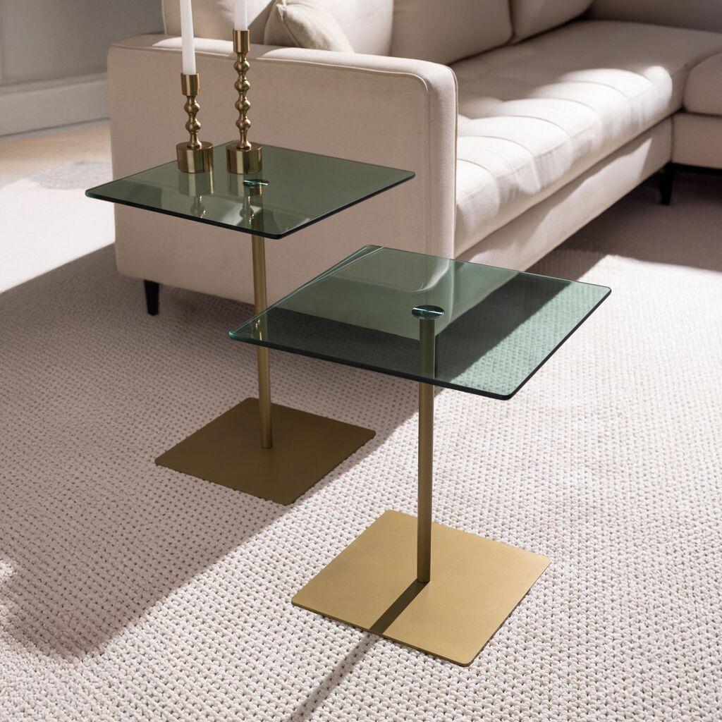 Hanah Home Set klub stolova Elegante, 2 komada, Zeleni