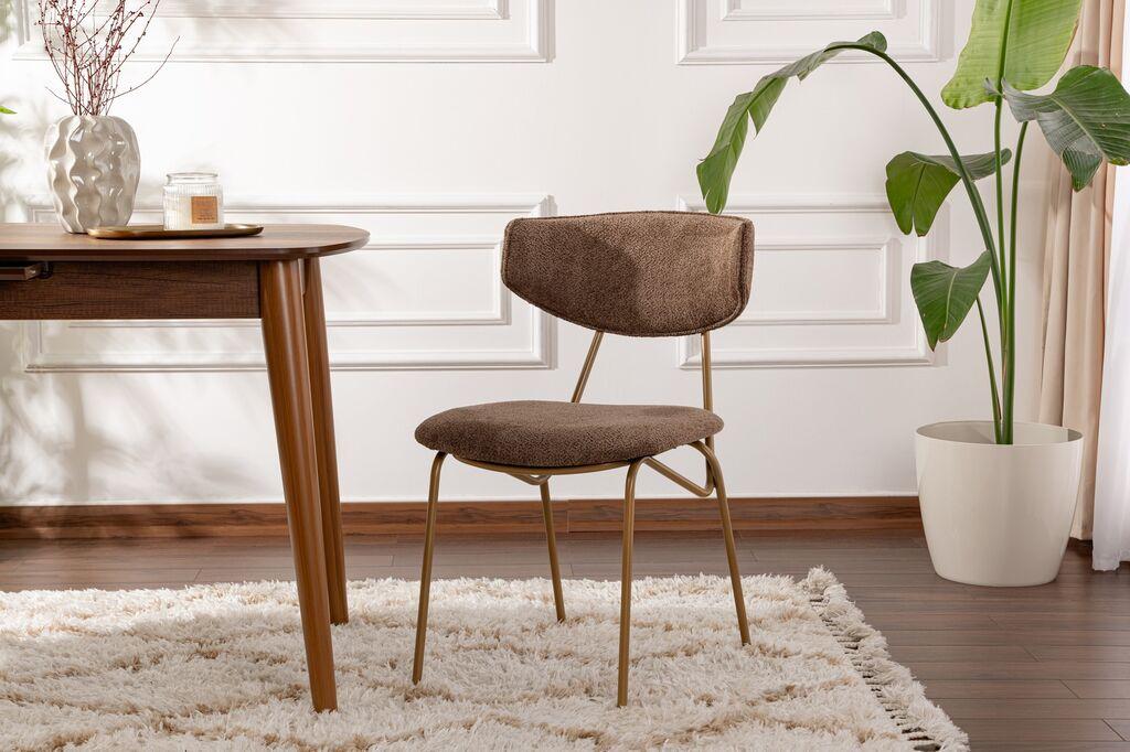 Hanah Home Set trpezarijskih stolica Nancy, 2 komada, smeđa