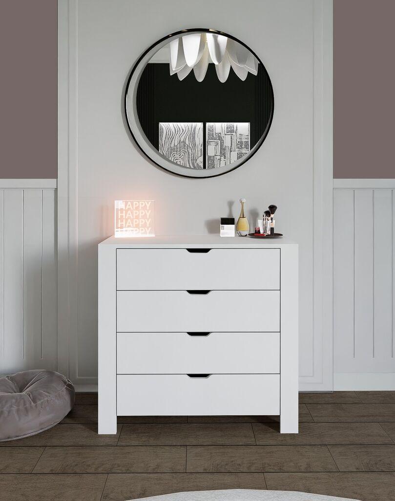 Hanah Home komoda Duru 1600-31, 90x85x42 cm, bijela