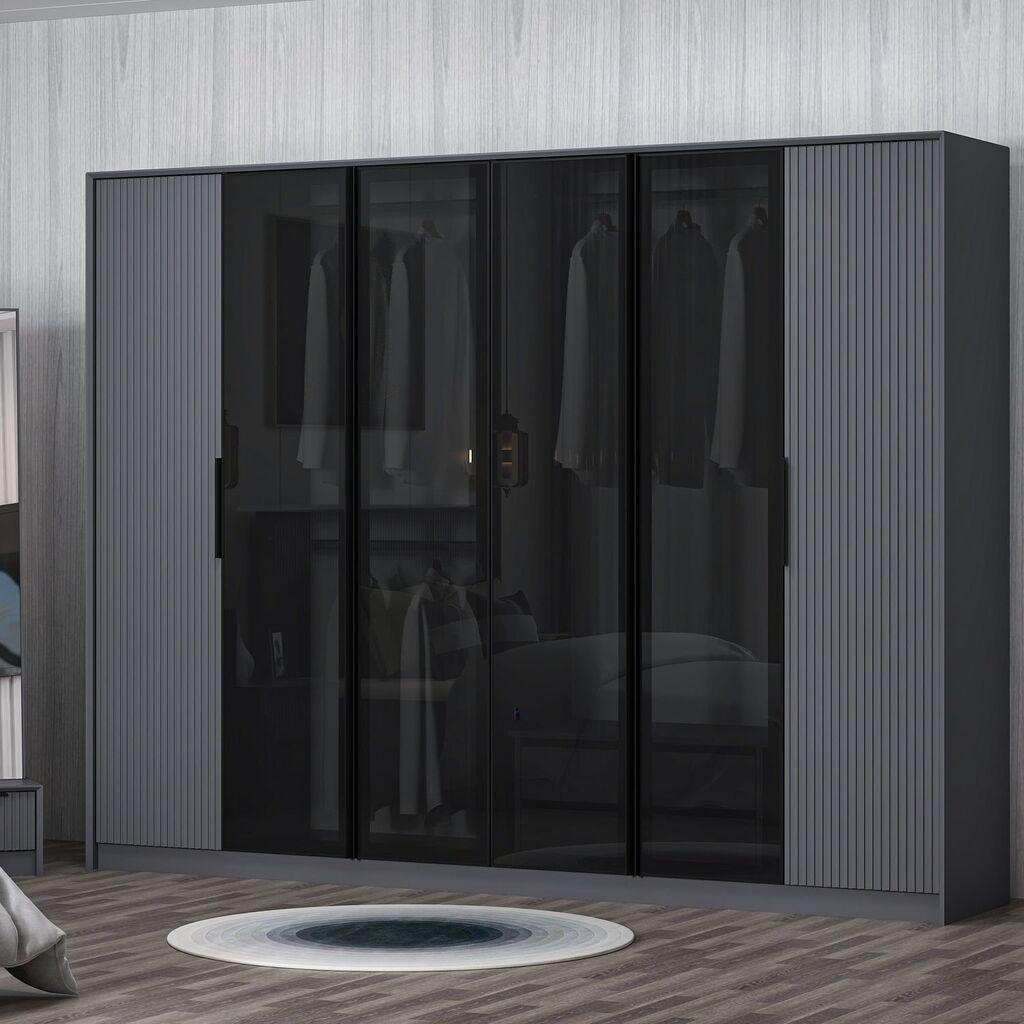 Hanah Home Ormar Kate Luxe-4806, 274x210x52 cm, Antracit