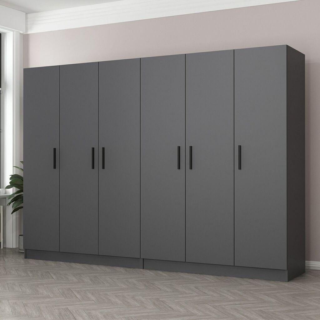 Hanah Home Ormar Kale-4977, 270x190x52 cm, Antracit