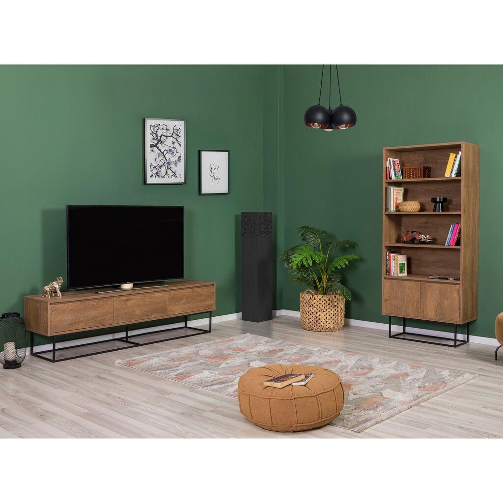 Hanah Home Garnitura namještaja za dnevni boravak Laxus 25, boje oraha