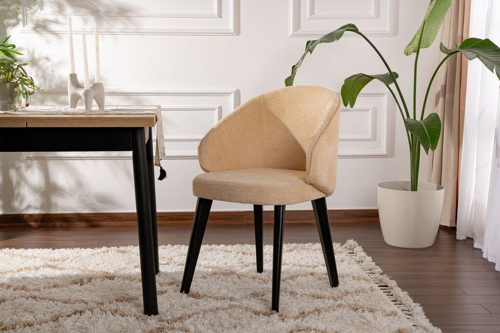 Hanah Home Set trpezarijskih stolica Bentley, 2 komada, boja vanilije