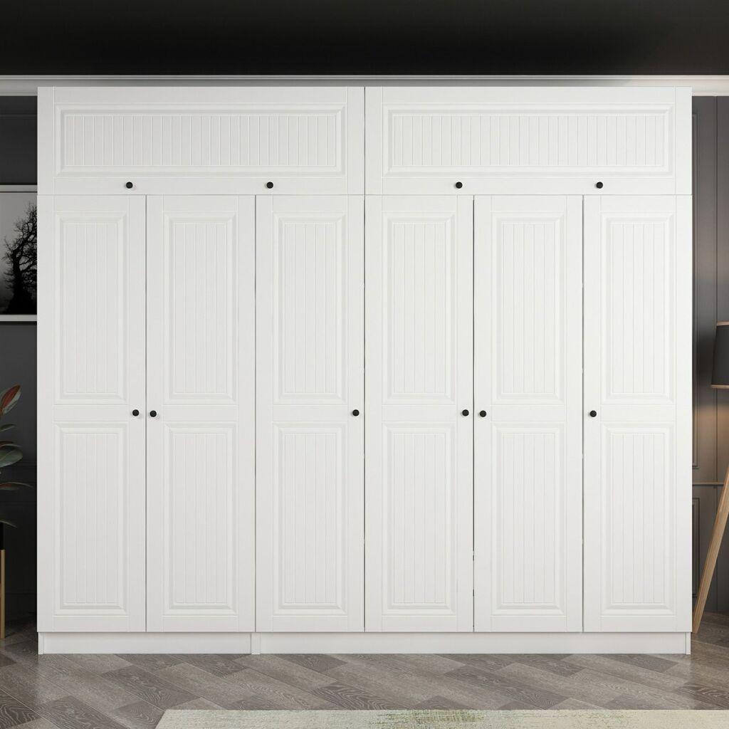 Hanah Home Ormar Kale-5229, 270x255x52 cm, Bijela