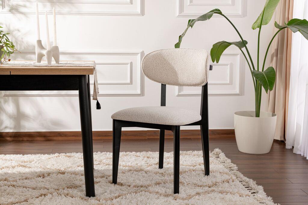 Hanah Home Lionte set trpezarijskih stolica, 2 dijela, bijela