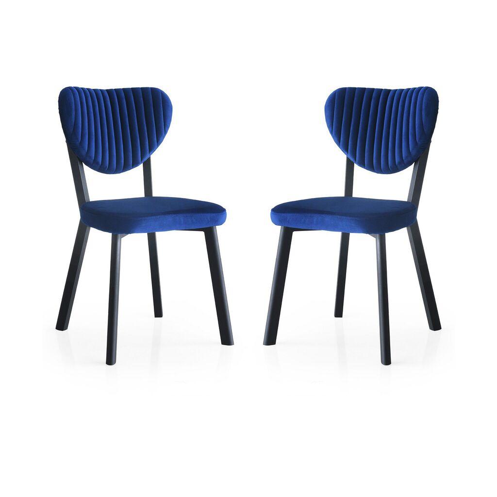 Hanah Home Set trpezarijskih stolica  Beta 837, 2 komada,  Teget