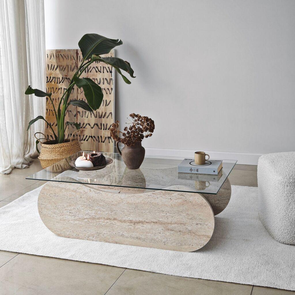 Hanah Home Klub sto Brise, 105x35x65 cm, Prljavo Bijeli