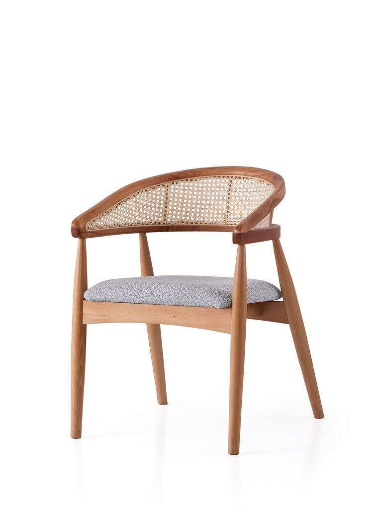 Hanah Home Trpezarijska stolica Atlas 4351, 53x75x53 cm, Siva