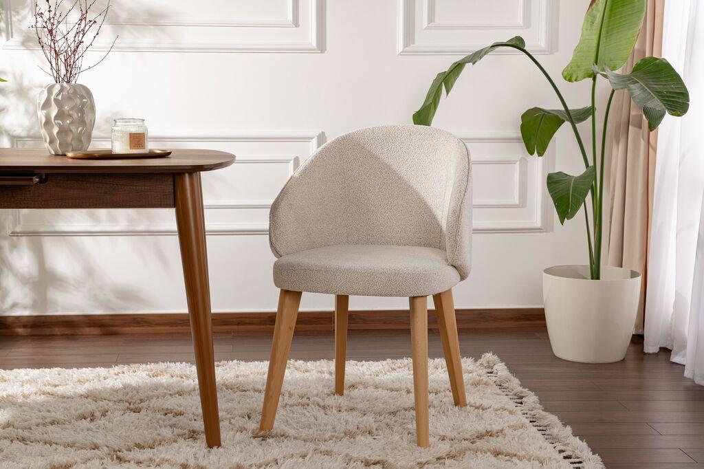 Hanah Home Set trpezarijskih stolica Bentley , 2 komada,  Prljavo Bijeli