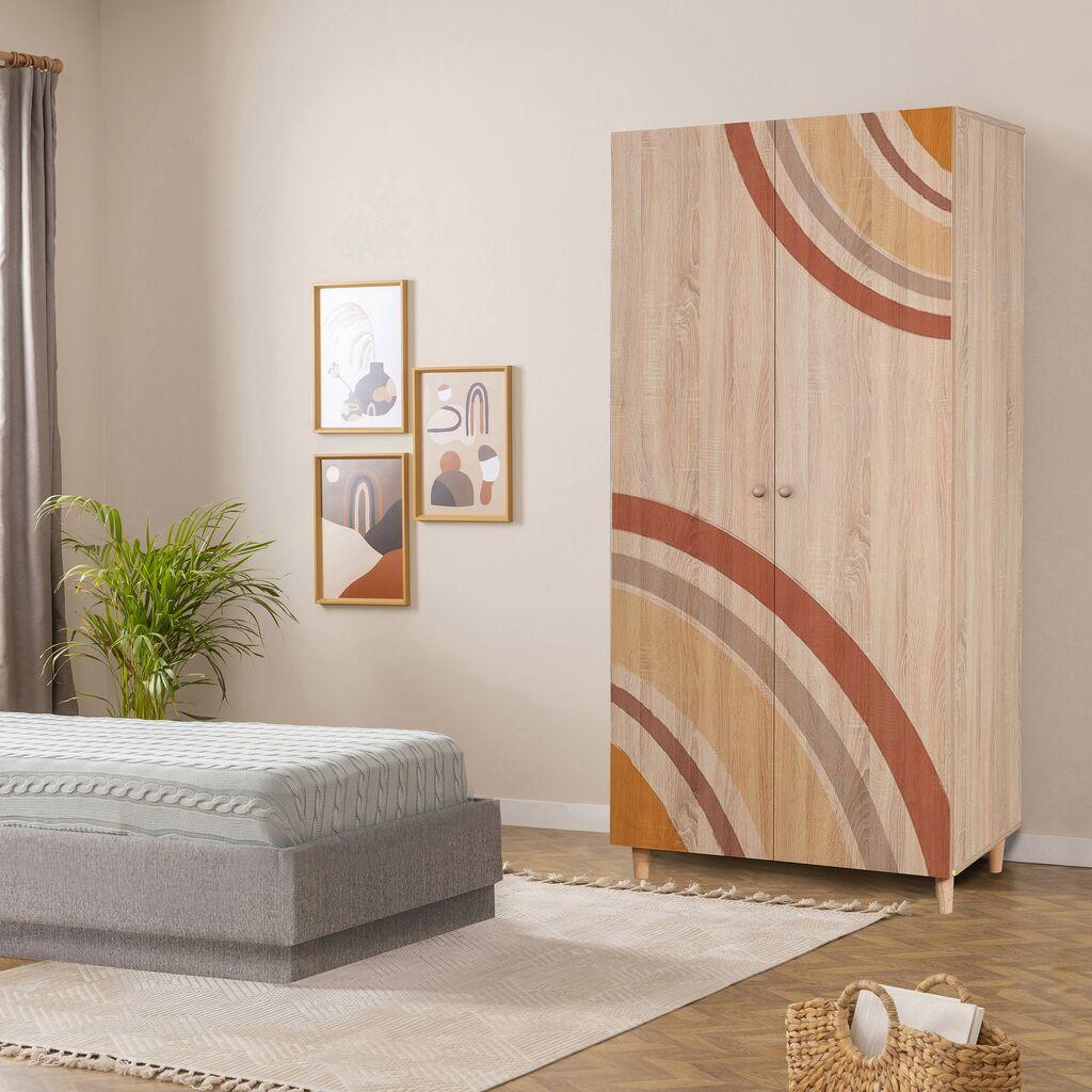 Hanah Kućni ormar Lidya 2-978, 90x192x52 cm, šareno