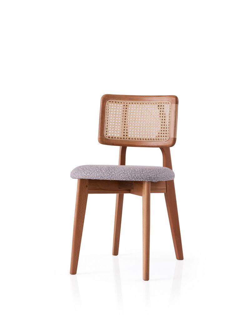 Hanah Home Trpezarijska stolica Punto 4451, 43x80x46,5 cm, Svijetlosiva