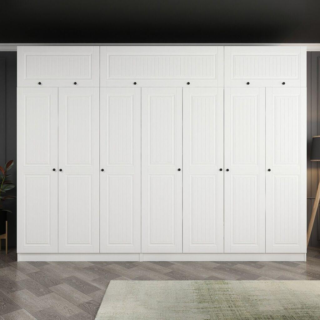 Hanah Home Ormar Kale-5141, 315x235x52 cm, Bijela