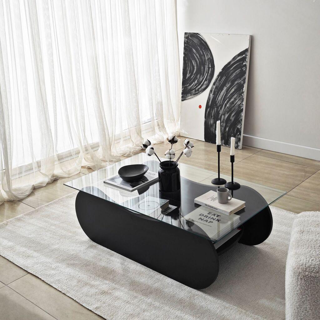 Hanah Home Club sto Brise, 105x35x65 cm, Crni