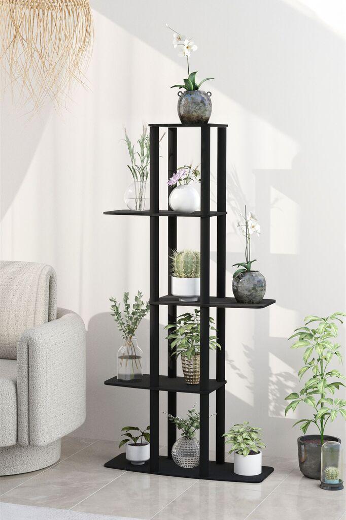 Hanah Home Stalak za cvijeće Gardenija, 20x60x140 cm, Crna