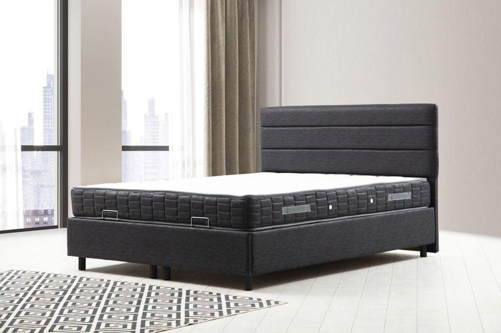 Hanah Home Motya Francuski krevet, 140x114x200 cm, Antracit