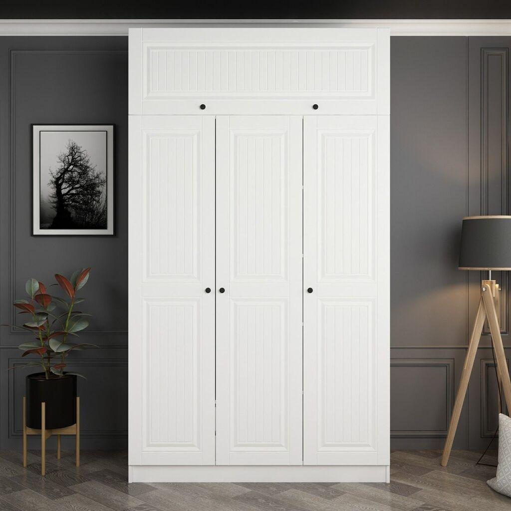 Hanah Home Ormar Minar 235, 135x235x52 cm, Bijela